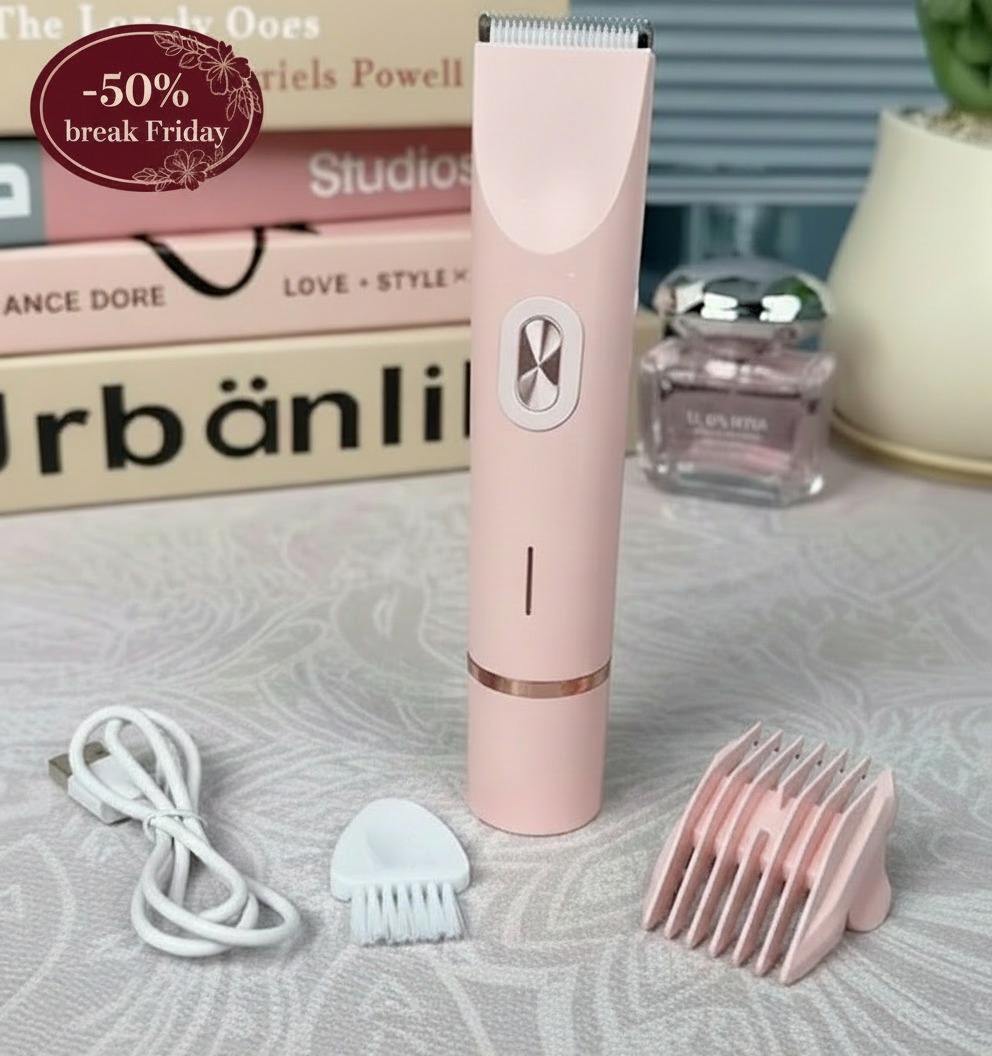 Rasoir électrique à double tête pour femme